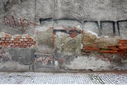 Photo Textures of Wall Plaster Damaged